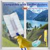 Hlimior 60 pcs 180 Duster Refills Compatible with Swiffer Dusters 180 Dusters, Heavy Duty Duster Replacement with 2 Extra Handle, Unscented (60 Count Refills+2 Handle) view 2