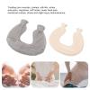 2PCS U-Shaped Hot Water Bottle 1L  Soft Rubber Hot Water Bag with Detachable Cover, Reusable Hot Water Bag for Neck and Shoulders for Winter Warmth & Pain Relief (Grey/White) view 3