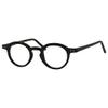DEBSPECS Black +8.00 Magnification Super Strength Reading Glasses Powerful Vision Aid for Presbyopia Scratch-Resistant Lenses Lightweight Keyhole Frame By Debby Burk Optical view 1