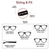 DEBSPECS Black +8.00 Magnification Super Strength Reading Glasses Powerful Vision Aid for Presbyopia Scratch-Resistant Lenses Lightweight Keyhole Frame By Debby Burk Optical view 4