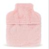 Barbie Womens Hot Water Bottle & Eye Mask Set | Ladies & Girls Pink Furry Heat Pad and Satin Sleep Eye Cover | Gift Bundle view 2