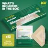 12 CT Silicone Foam Dressing 3x3 - Sterile Silicone Bandages for Wounds - Absorbent and Adhesive Foam Bandages for Wounds and Injury Care by Livaclean Health view 2