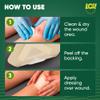 12 CT Silicone Foam Dressing 3x3 - Sterile Silicone Bandages for Wounds - Absorbent and Adhesive Foam Bandages for Wounds and Injury Care by Livaclean Health view 3