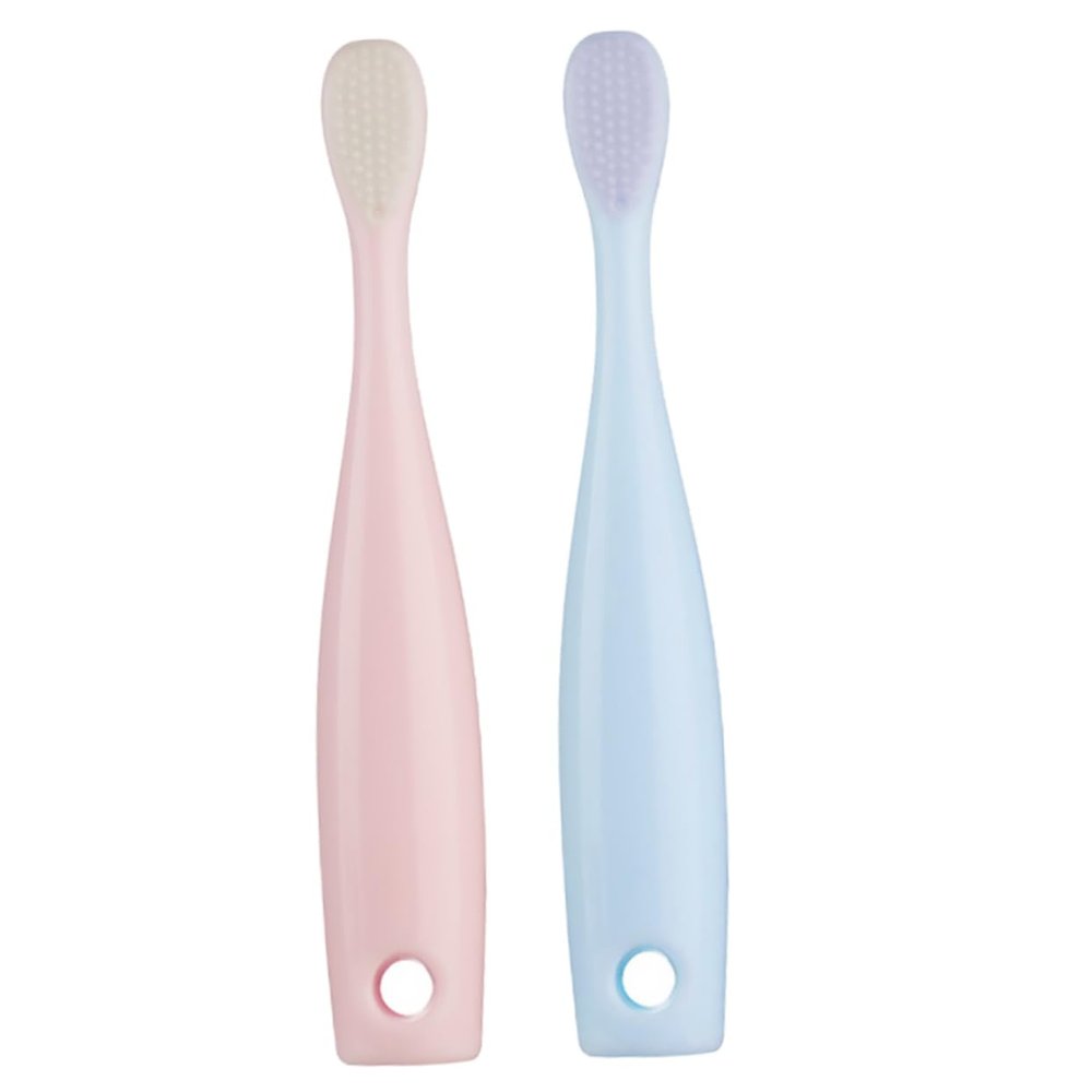 FOMIYES 4pcs Toothbrush Bristles for Gentle Cleaning Cleaner for Boy Girl and Toddlers Safe Material Blue and Red for Oral Care
