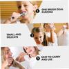 FOMIYES 4pcs Toothbrush Bristles for Gentle Cleaning Cleaner for Boy Girl and Toddlers Safe Material Blue and Red for Oral Care view 2