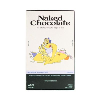 6 STAGES OF LOVE, 6 FLAVORS TO MASTER THEM. (Big, Heartbroken. 68% DARK CHOCOLATE ALLSPICE SUGAR FREE)