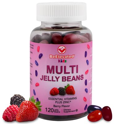 BeElevated Kids Multivitamin Gummies  Tasty Berry-Flavored Zinc Gummies for Children & Adults  Vegetarian, Gluten-Free & Nut-Free Kids Vitamins Multivitamin  120 Count (60 Day Supply)