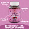 BeElevated Kids Multivitamin Gummies  Tasty Berry-Flavored Zinc Gummies for Children & Adults  Vegetarian, Gluten-Free & Nut-Free Kids Vitamins Multivitamin  120 Count (60 Day Supply) view 2