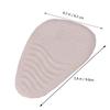 NOLITOY 3pair Comfortable Half Insoles Breathable Lint and Gel Forefoot Cushion Pads for Enhanced Comfort and Foot Protection Slip Design for Daily Wear view 2