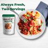 Always Fresh, Two Servings, Tomato Basil Gourmet Pasta Sauce (2-pack), Le Sauce & Co. Imported Italian San Marzano Tomatoes, Tomato Sauce, All Natural, Low Sugar, Fresh Basil, Light Tomato Sauce view 4