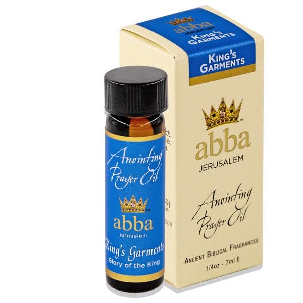 ABBA Oil King's Garments 1/4oz Bottle ANOINTING Oil in Gift Box - ABBA Jerusalem (Blend of Cassia, Myrrh & Aloes)