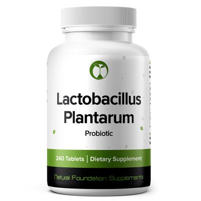 Lactobacillus Plantarum Probiotic Supplement 240 Tablets 3 Billion CFU Probiotics for Men & Women Supports Intestinal Digestive & Gut Health (240, Lactobacillus Plantarum)