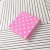 AYAROS White Polka Dots Pink Napkins, 2-Ply Napkins Disposable,Wedding Napkins Party Birthday Graduation Shower (White Dots/Pink),40 pcs 6.5 in view 3