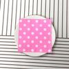 AYAROS White Polka Dots Pink Napkins, 2-Ply Napkins Disposable,Wedding Napkins Party Birthday Graduation Shower (White Dots/Pink),40 pcs 6.5 in view 4