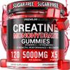 Sugar Free Creatine Monohydrate Gummies 5g Per Serving - 120 Monohydrate Creatine Gummies Advanced Complex with Vitamin C + Vitamin B12 for Muscle Strength, Energy Boost, Pre-Workout Gummy view 1