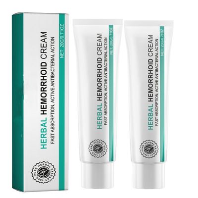 KUNLEN Herbal Hemorrhoids Cream, Hemorrhoids Cream, Chinese Hemorrhoid Cream, Hemorrhoids Ointment, Natural Hemorrhoid Cream for Women Men (2PCS)