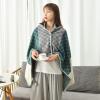 HDNSYNE Soft Fleece Button Down Bed Jacket with Pockets, Multi-Purpose Blanket Thickening Blanket, for Elderly, Shoulder Shawl view 1