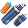 Insulin Cooler Travel Case, Insulin Travel Case, TSA Approved, Extra-Large Insulated Design for 7 Pens, 2lb Weight, Keeps Medication Cool for 48H on Long Trips, Includes Bottle Holder & Thermometer view 1