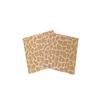 40Pcs Safari Giraffe Animal Print Napkins Disposable Jungle Animals Giraffe Dinner Paper Napkins Texture Tableware Birthday Shower Party Supplies 6.5 Inch view 1