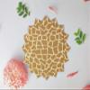 40Pcs Safari Giraffe Animal Print Napkins Disposable Jungle Animals Giraffe Dinner Paper Napkins Texture Tableware Birthday Shower Party Supplies 6.5 Inch view 2
