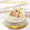 URROMA Gold God Bless Cupcake Toppers, 2pcs Cross Peace Doves Cake Topper Cake Toppers for Birthady Baby Shower Party Decorations view 2