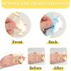 URROMA Gold God Bless Cupcake Toppers, 2pcs Cross Peace Doves Cake Topper Cake Toppers for Birthady Baby Shower Party Decorations view 3