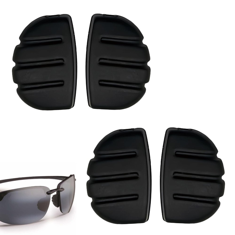 Beaspecal 2Pair Maui Jim Sunglasses Nose Pads Replacement Martini Sport Sunglasses Nose Pads,Silicone Push on Nose Pads Eyeglasses Accessories