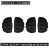 Beaspecal 2Pair Maui Jim Sunglasses Nose Pads Replacement Martini Sport Sunglasses Nose Pads,Silicone Push on Nose Pads Eyeglasses Accessories view 4