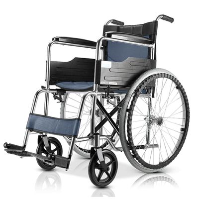 Wheelchairs Aluminum Alloy Wheelchairs for Adults Multifuctional Manual Wheelchair with Anti-Slip Handrail Footrest for Disabled Load 330lb Lightweight