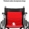 Wheelchairs Aluminum Alloy Wheelchairs for Adults Multifuctional Manual Wheelchair with Anti-Slip Handrail Footrest for Disabled Load 330lb Lightweight view 3