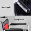 Wheelchairs Aluminum Alloy Wheelchairs for Adults Multifuctional Manual Wheelchair with Anti-Slip Handrail Footrest for Disabled Load 330lb Lightweight view 4