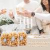 100 Sets He Popped the Question Popcorn Bags Engagement Party Favors She Said Yes Sticker with Cellophane Treat Bags Engagement Party Bridal Shower Wedding Goody Snack Treat Bags Grease Resistant view 3