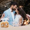 100 Sets He Popped the Question Popcorn Bags Engagement Party Favors She Said Yes Sticker with Cellophane Treat Bags Engagement Party Bridal Shower Wedding Goody Snack Treat Bags Grease Resistant view 4
