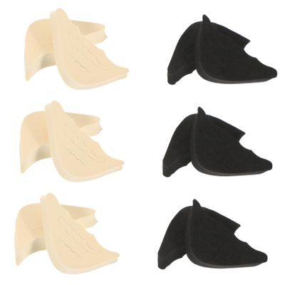 FOMIYES 30pairs Shoe Inserts for Women Men Toe Filler Plugs for Pumps Sneakers Flat Shoes Adjustable Reusable