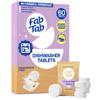 Fab Tab Dishwasher Tablets, Unscented, A Plastic Free Dishwasher Pod Alternative, Powers Through Grease, Leaves No Residue, Safe for The Whole Family, Individually Wrapped view 1