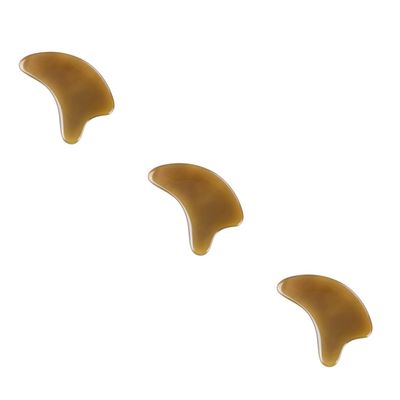Beaupretty 3pcs Ox Horn Guiasha Facial Tool Face Neck Massager Traditional Scraping Board Beauty Tool