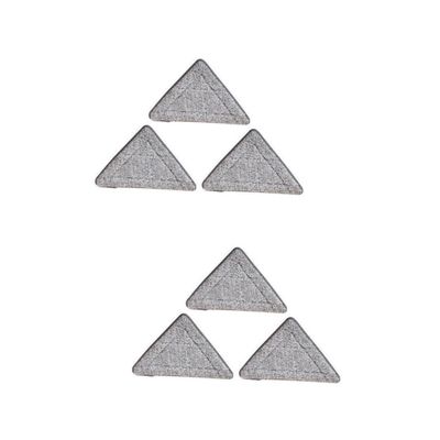 minkissy 6pcs Chenille Mop Replacement Pads for Hardwood Tile Marble Cleaning Washable Mop Refills for Home Office Use Easy Installation