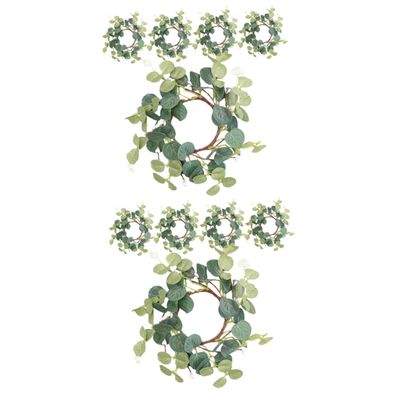 Ciieeo 10pcs Artificial Wreath Greenery Tassel Garland Centerpiece Table Decorations