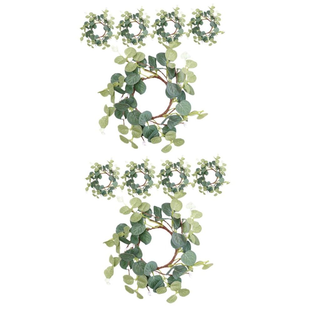 Ciieeo 10pcs Artificial Wreath Greenery Tassel Garland Centerpiece Table Decorations