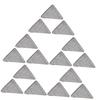 minkissy 15pcs Triangle Mop Replacement Pads for Easy Cleaning Super Absorbent Microfiber Mop Refills Compatible Hard Floor Washable and Reusable for Tile and Floors view 1