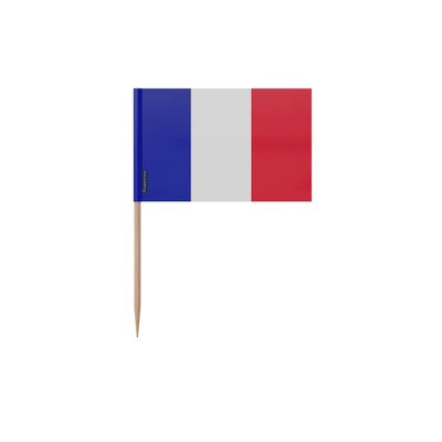 Pixelforma French Flag Toothpicks in Various Sizes 100 Pieces 8 cm