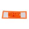 FRCOLOR 3pcs Microfiber Coral Mop Pad Replacement Covers for Household Cleaning Easy to Wash Fits All Hard for Home Office Hotel and Restaurant Use Orange view 2