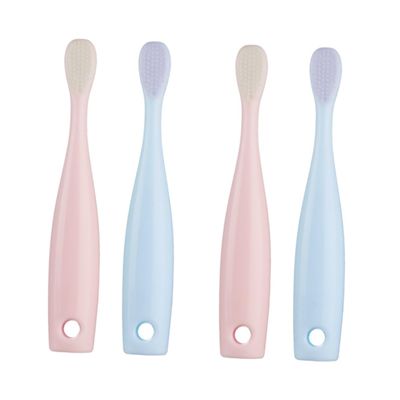 NOLITOY 4pcs Adorable Toothbrushes Soft-bristled Boy Girl Teeth Brush for Gentle Cleaning Ergonomic Design for Hands Travel-Friendly