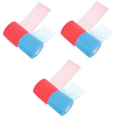NOLITOY 6rolls Multi-Function Elastic Sports Tape for Professional Athletes Breathable Wrap for Running Yoga Outdoor Activities Knee Ankle Wrist Support