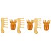 Beaupretty 6pcs Scalp Massage Comb Handheld Head Care Tool Gua Sha Scraping Tool Dandruff Removal Scalp Brush view 1