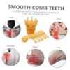 Beaupretty 6pcs Scalp Massage Comb Handheld Head Care Tool Gua Sha Scraping Tool Dandruff Removal Scalp Brush view 3
