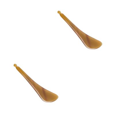 Beaupretty 2pcs Manual Scraping Plate Smooth Gua Massage Tool for Face Eyes Finely Polished Lightweight and Comfortable to Use for Relaxation and Skin Care