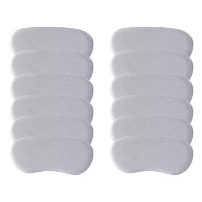 Heel Pads for Shoes Adhesive Heel Grips, Loose Shoes Too Big, Reusable Heel Guards Liners for Women Men, Prevent Heel Slipping Rubbing (Color : Gray, Size : 12pcs-Thick 2mm)