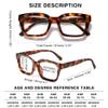 6 Pack Readers for Women Oprah Style Square Reading Glasses with Spring Hinge Blue Light Blocking for Men Ladies 6C +3.25 view 2
