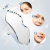 MoHern 2 Pcs Stainless Steel Gua Sha Tool, Gua Sha Facial Tools, Durable GuaSha Tool for Jawline Sculpting, Face Massager, Puffiness Reducing, Skin-Care Gift view 4